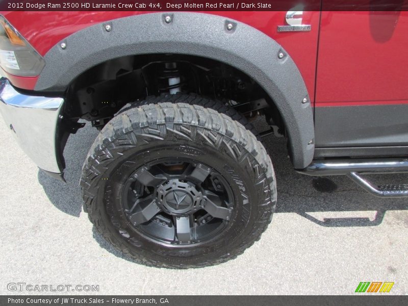 Deep Molten Red Pearl / Dark Slate 2012 Dodge Ram 2500 HD Laramie Crew Cab 4x4