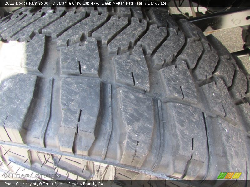 Deep Molten Red Pearl / Dark Slate 2012 Dodge Ram 2500 HD Laramie Crew Cab 4x4