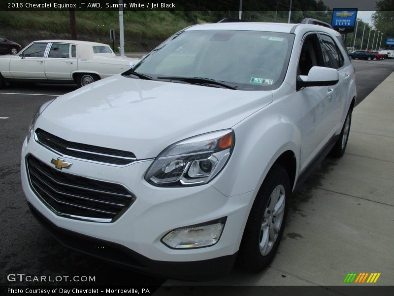 Summit White / Jet Black 2016 Chevrolet Equinox LT AWD