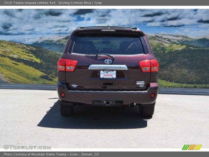 Sizzling Crimson Mica / Gray 2016 Toyota Sequoia Limited 4x4