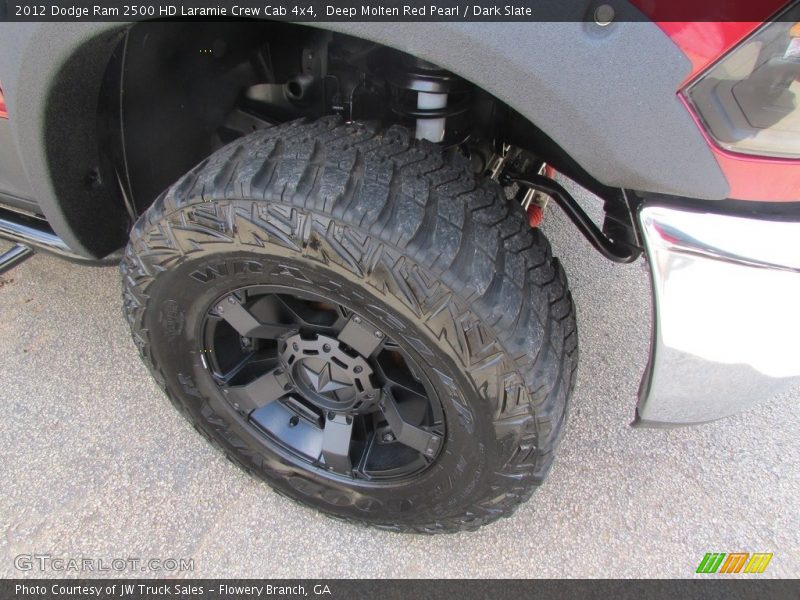 Deep Molten Red Pearl / Dark Slate 2012 Dodge Ram 2500 HD Laramie Crew Cab 4x4