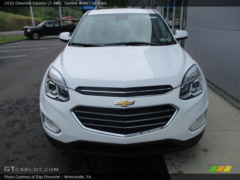 Summit White / Jet Black 2016 Chevrolet Equinox LT AWD