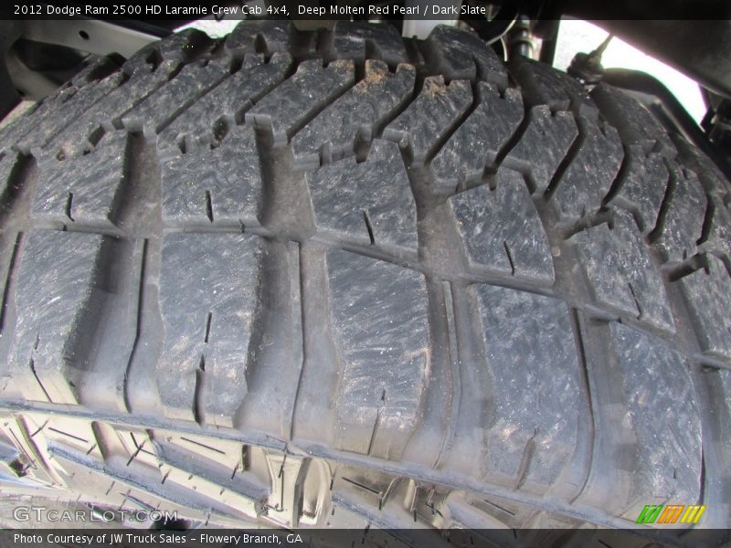 Deep Molten Red Pearl / Dark Slate 2012 Dodge Ram 2500 HD Laramie Crew Cab 4x4