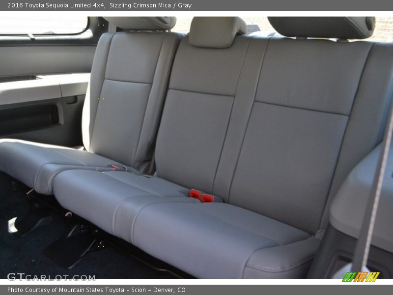 Sizzling Crimson Mica / Gray 2016 Toyota Sequoia Limited 4x4