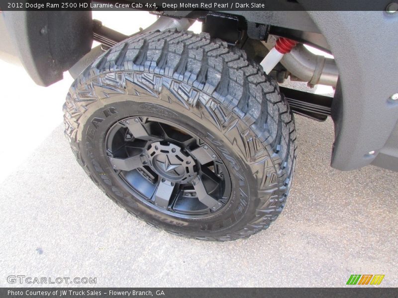 Deep Molten Red Pearl / Dark Slate 2012 Dodge Ram 2500 HD Laramie Crew Cab 4x4