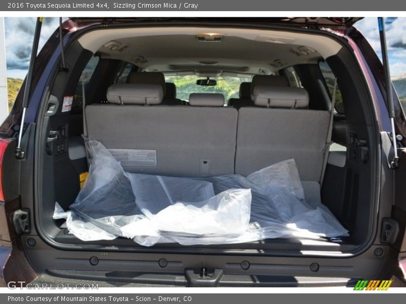Sizzling Crimson Mica / Gray 2016 Toyota Sequoia Limited 4x4