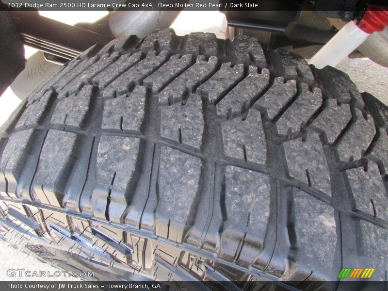 Deep Molten Red Pearl / Dark Slate 2012 Dodge Ram 2500 HD Laramie Crew Cab 4x4