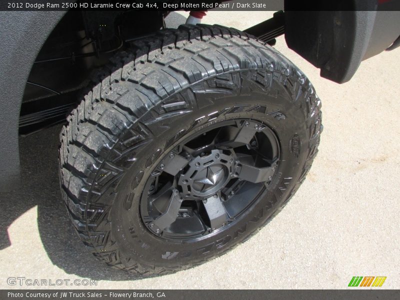 Deep Molten Red Pearl / Dark Slate 2012 Dodge Ram 2500 HD Laramie Crew Cab 4x4