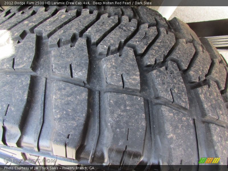Deep Molten Red Pearl / Dark Slate 2012 Dodge Ram 2500 HD Laramie Crew Cab 4x4