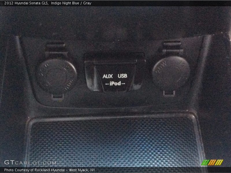 Indigo Night Blue / Gray 2012 Hyundai Sonata GLS