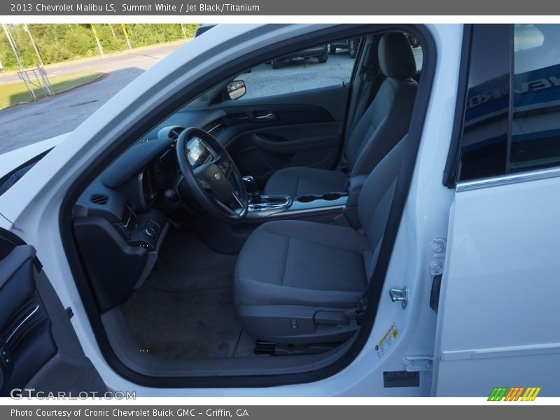 Summit White / Jet Black/Titanium 2013 Chevrolet Malibu LS