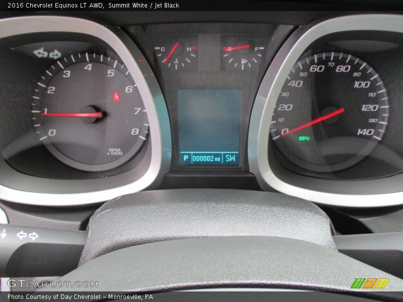 Summit White / Jet Black 2016 Chevrolet Equinox LT AWD