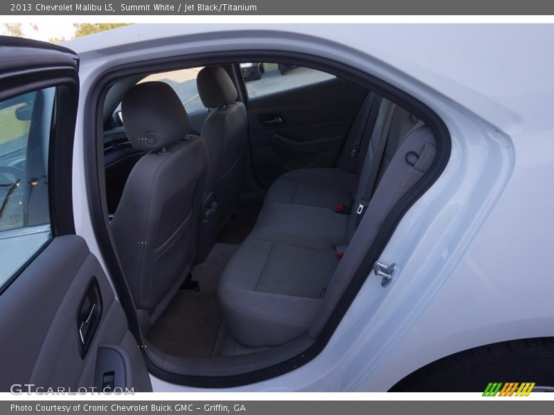 Summit White / Jet Black/Titanium 2013 Chevrolet Malibu LS