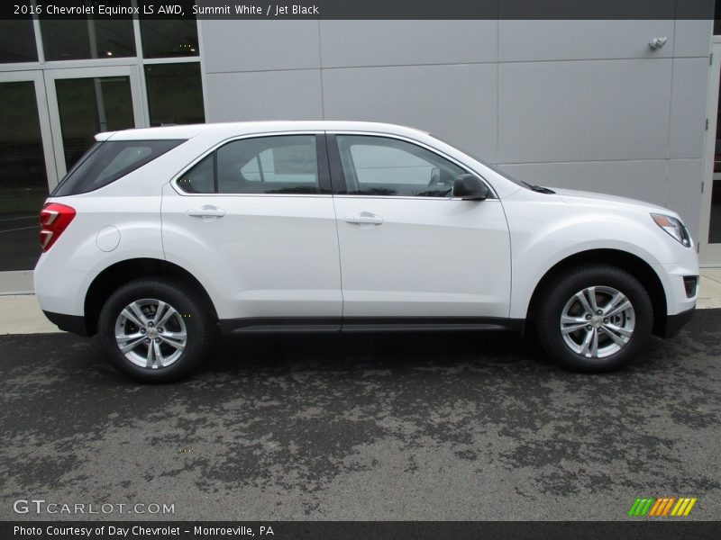 Summit White / Jet Black 2016 Chevrolet Equinox LS AWD