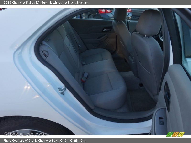 Summit White / Jet Black/Titanium 2013 Chevrolet Malibu LS