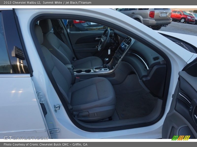 Summit White / Jet Black/Titanium 2013 Chevrolet Malibu LS
