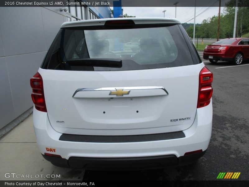 Summit White / Jet Black 2016 Chevrolet Equinox LS AWD