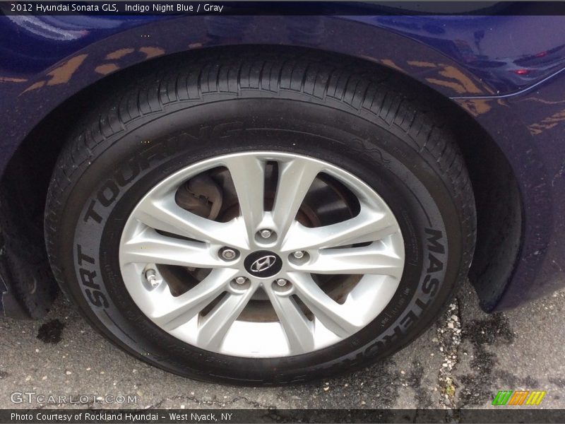 Indigo Night Blue / Gray 2012 Hyundai Sonata GLS