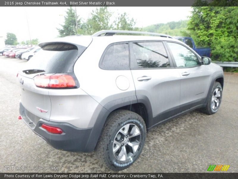 Billet Silver Metallic / Black 2016 Jeep Cherokee Trailhawk 4x4