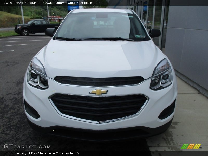 Summit White / Jet Black 2016 Chevrolet Equinox LS AWD