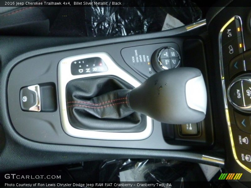 Billet Silver Metallic / Black 2016 Jeep Cherokee Trailhawk 4x4