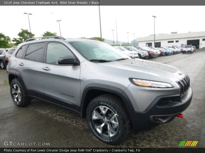 Billet Silver Metallic / Black 2016 Jeep Cherokee Trailhawk 4x4