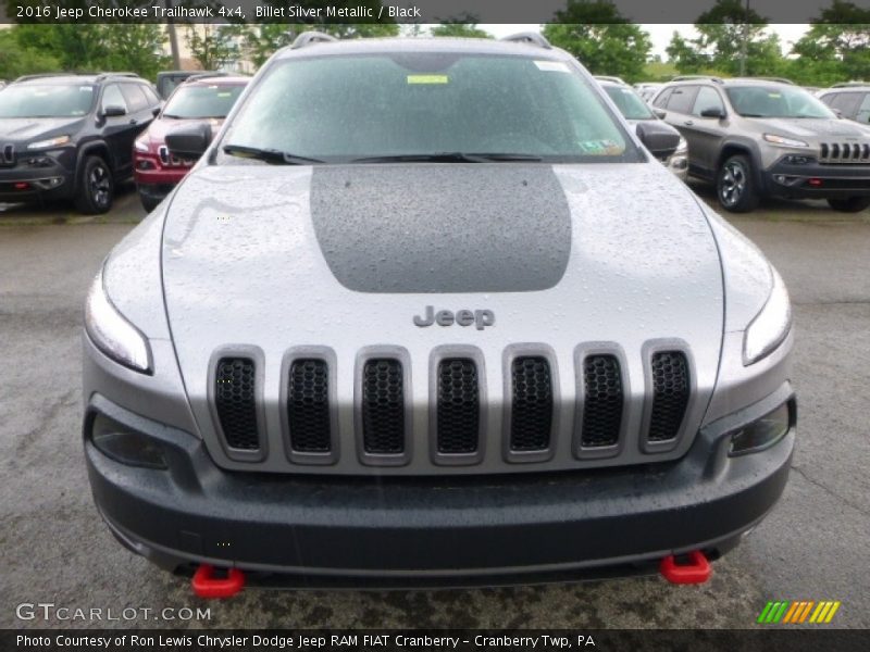 Billet Silver Metallic / Black 2016 Jeep Cherokee Trailhawk 4x4