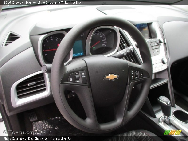 Summit White / Jet Black 2016 Chevrolet Equinox LS AWD
