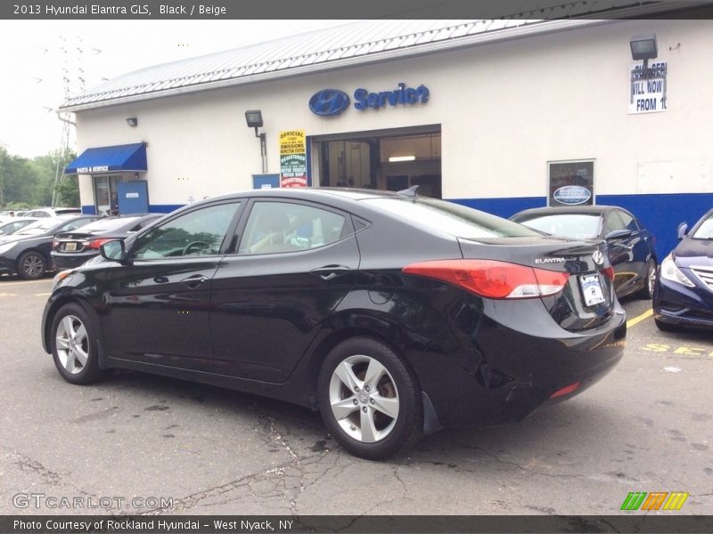 Black / Beige 2013 Hyundai Elantra GLS