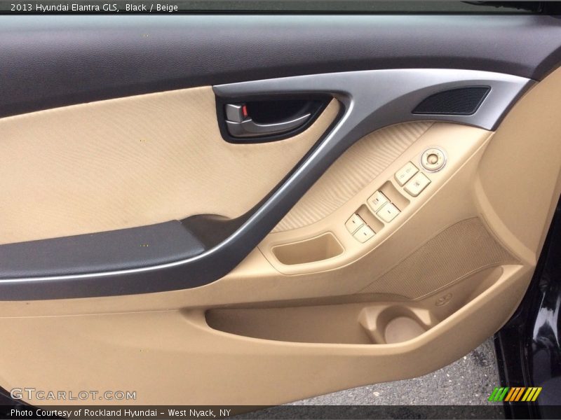 Black / Beige 2013 Hyundai Elantra GLS