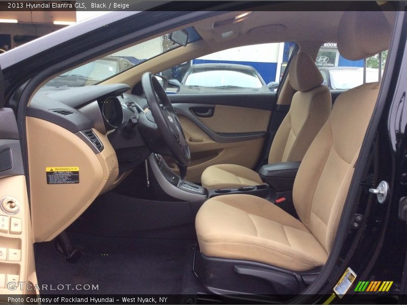 Black / Beige 2013 Hyundai Elantra GLS