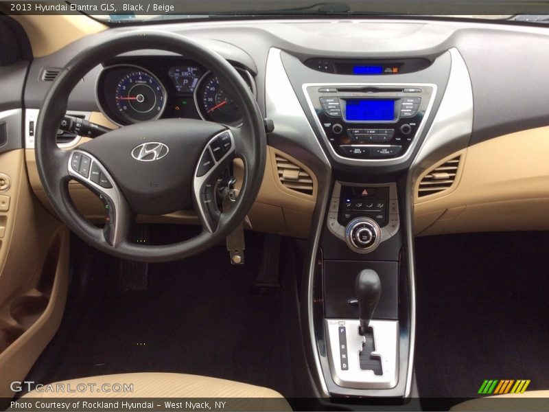 Black / Beige 2013 Hyundai Elantra GLS