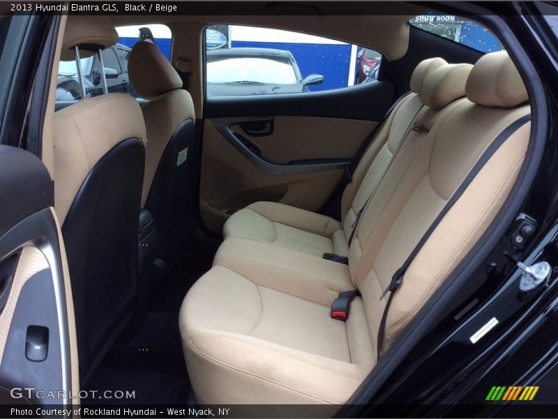 Black / Beige 2013 Hyundai Elantra GLS