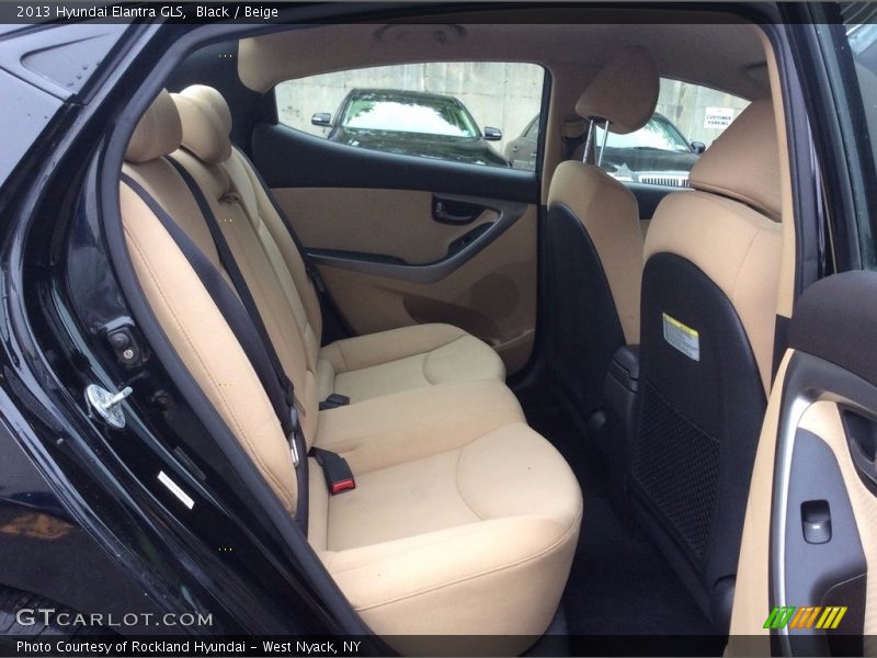 Black / Beige 2013 Hyundai Elantra GLS