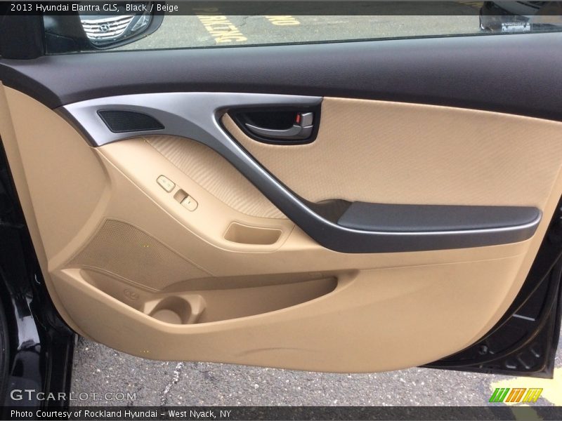Black / Beige 2013 Hyundai Elantra GLS
