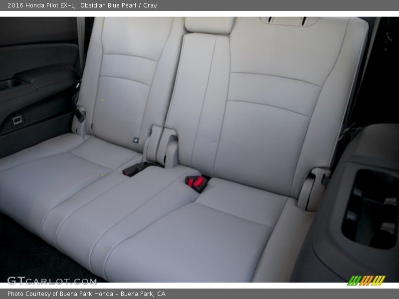 Obsidian Blue Pearl / Gray 2016 Honda Pilot EX-L