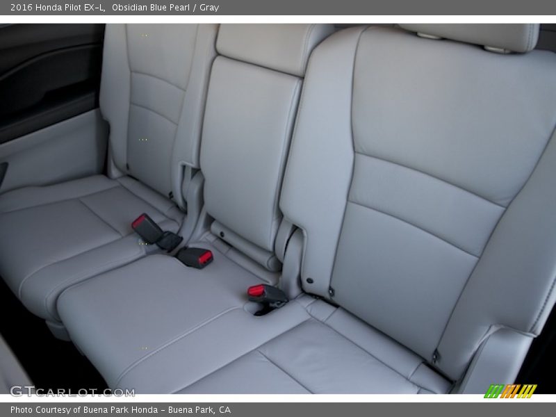 Obsidian Blue Pearl / Gray 2016 Honda Pilot EX-L