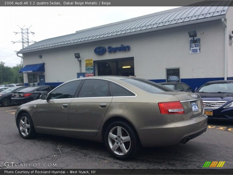 Dakar Beige Metallic / Beige 2006 Audi A6 3.2 quattro Sedan