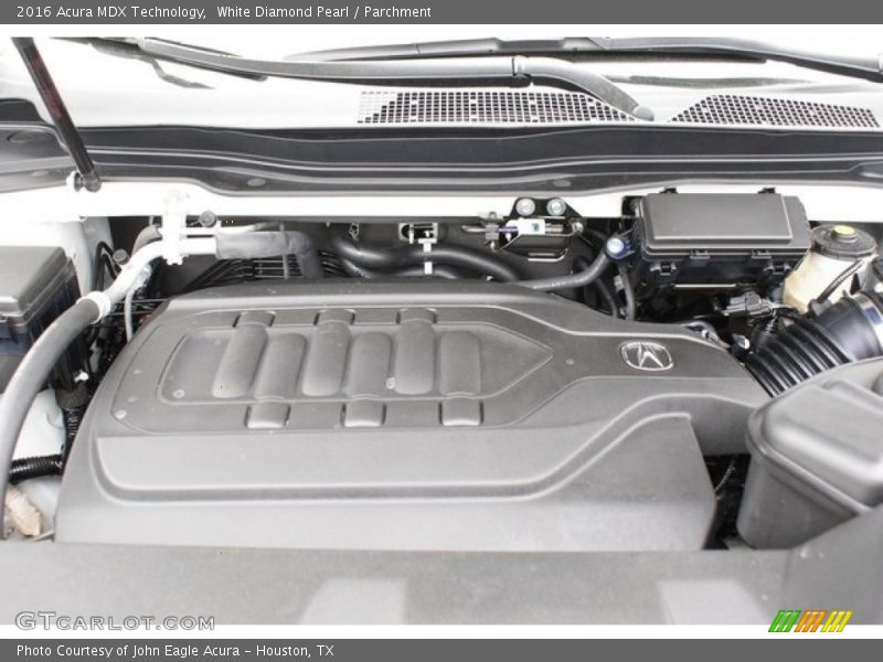 White Diamond Pearl / Parchment 2016 Acura MDX Technology