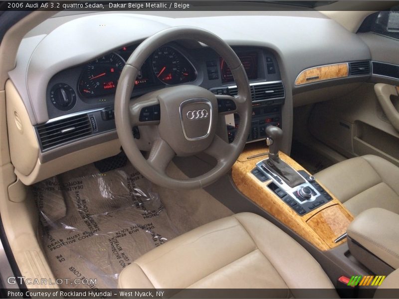 Dakar Beige Metallic / Beige 2006 Audi A6 3.2 quattro Sedan