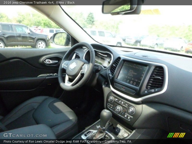 Rhino / Black 2016 Jeep Cherokee Trailhawk 4x4