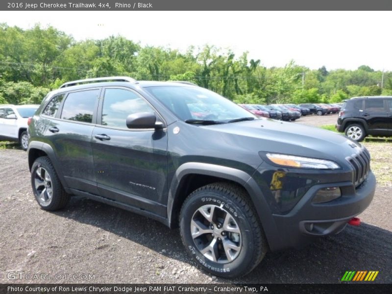 Rhino / Black 2016 Jeep Cherokee Trailhawk 4x4
