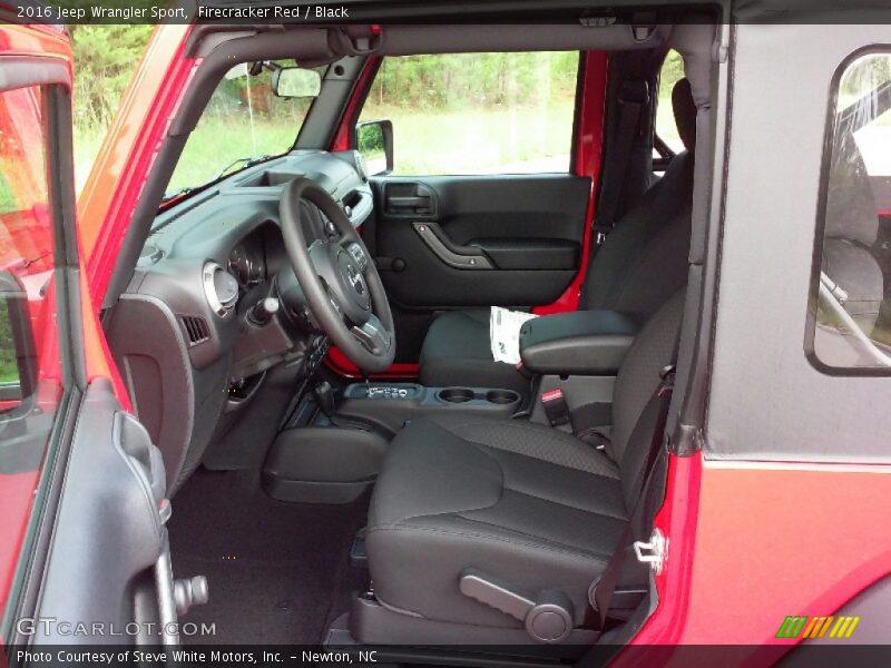 Firecracker Red / Black 2016 Jeep Wrangler Sport