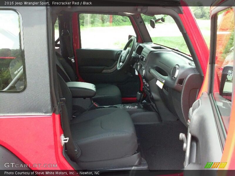 Firecracker Red / Black 2016 Jeep Wrangler Sport