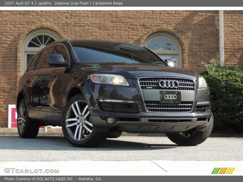 Daytona Gray Pearl / Cardamom Beige 2007 Audi Q7 4.2 quattro