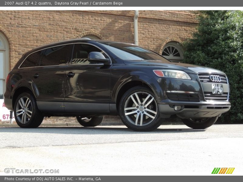 Daytona Gray Pearl / Cardamom Beige 2007 Audi Q7 4.2 quattro