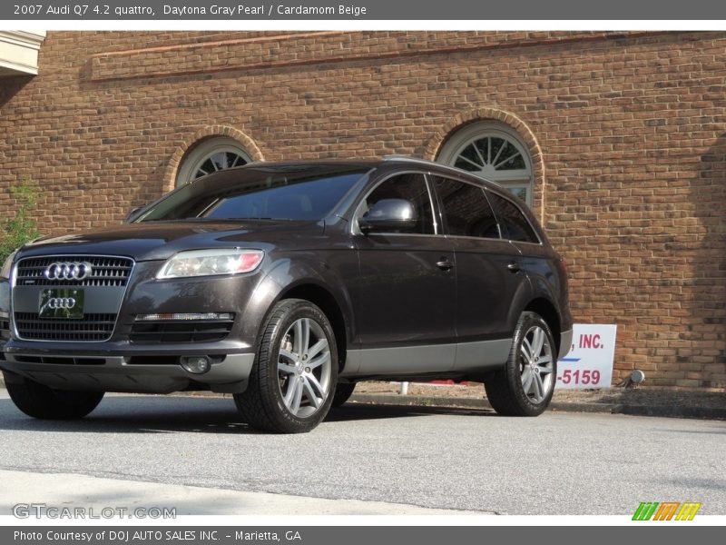 Daytona Gray Pearl / Cardamom Beige 2007 Audi Q7 4.2 quattro