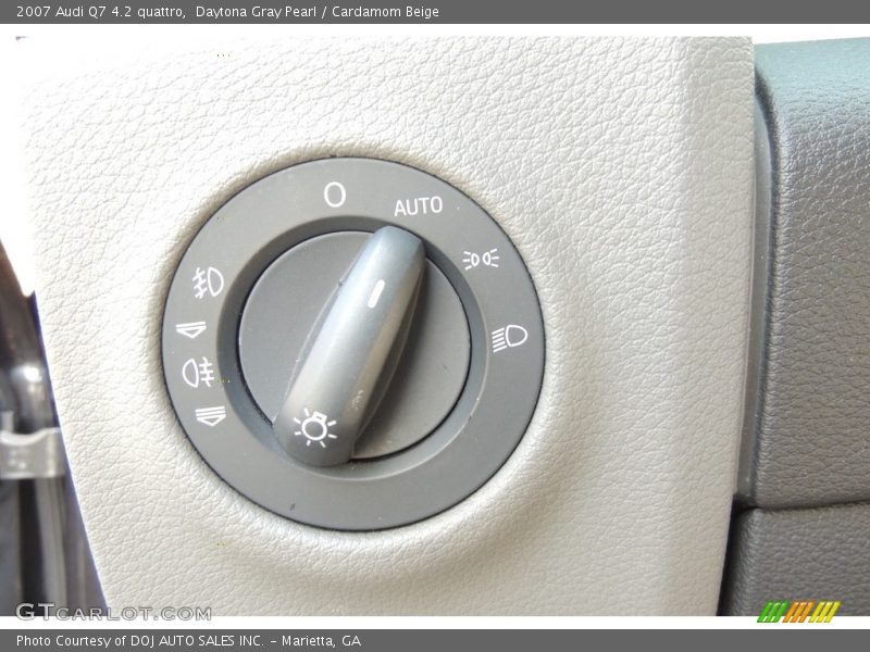 Daytona Gray Pearl / Cardamom Beige 2007 Audi Q7 4.2 quattro