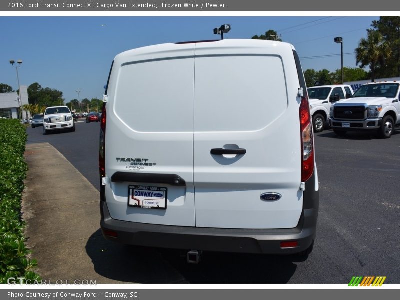 Frozen White / Pewter 2016 Ford Transit Connect XL Cargo Van Extended