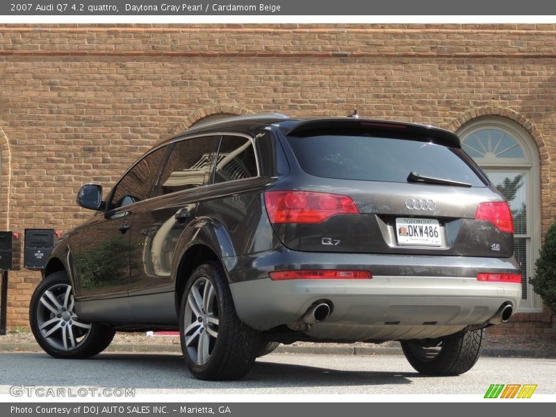Daytona Gray Pearl / Cardamom Beige 2007 Audi Q7 4.2 quattro